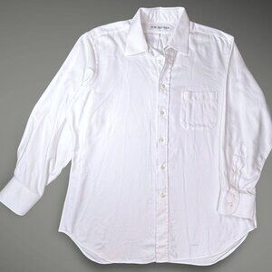 Individualized Shirts Y2K Custom Supima Cotton White Duke Twill Mens Dress Shirt